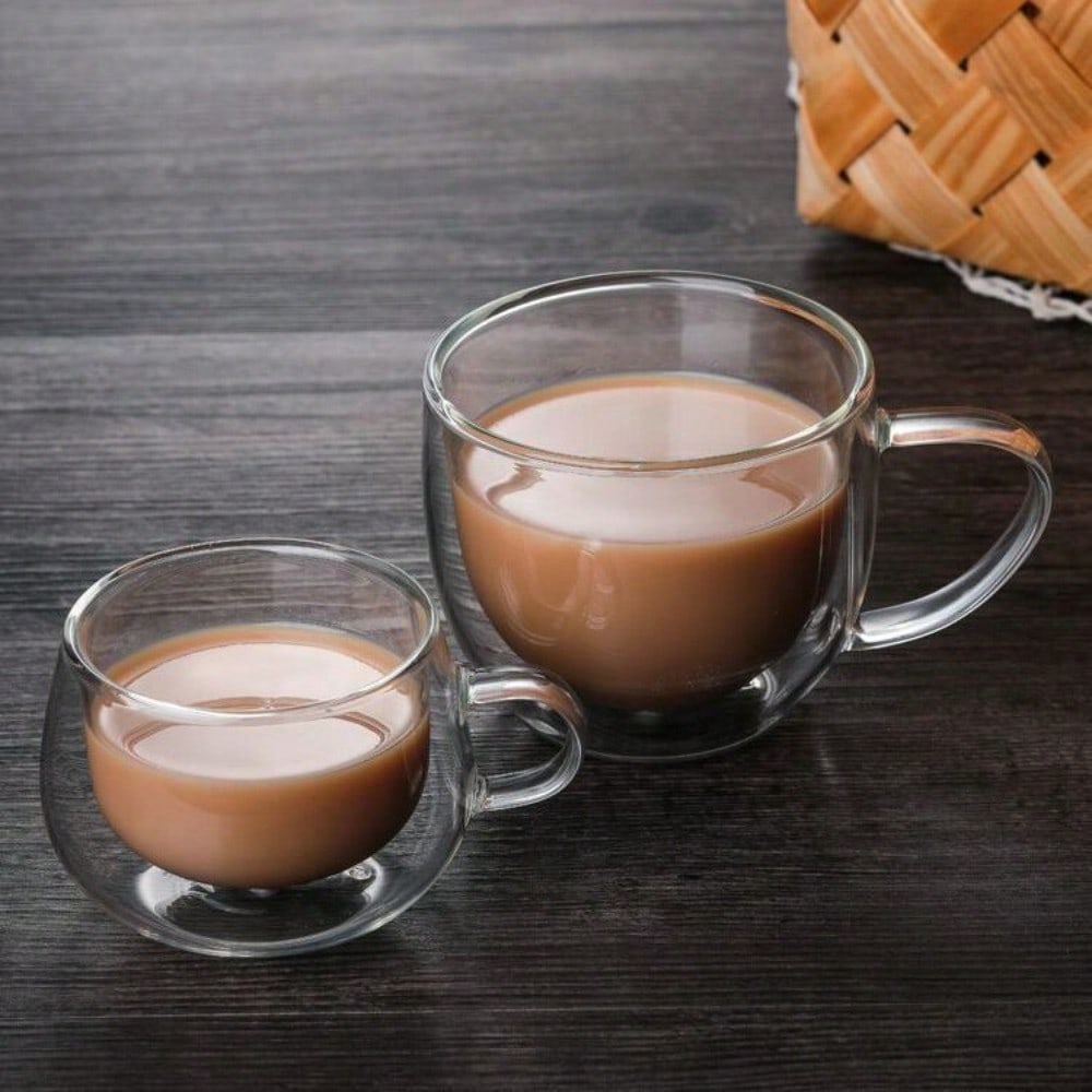 1 قطعة أكواب زجاجية مزدوجة الج - مراجعة Espresso Shot Glass وسعره