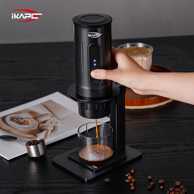 ماكينة قهوة محمولة IKAPE Kapo  - مراجعة Coffee Equipment For Camping وسعره