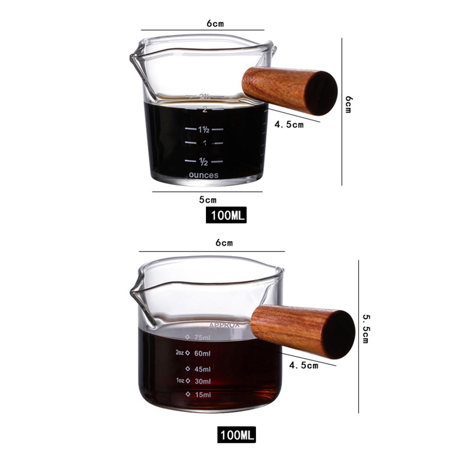 كوب قياس مزدوج الفوهة من الزجا - مراجعة Espresso Shot Glass وسعره